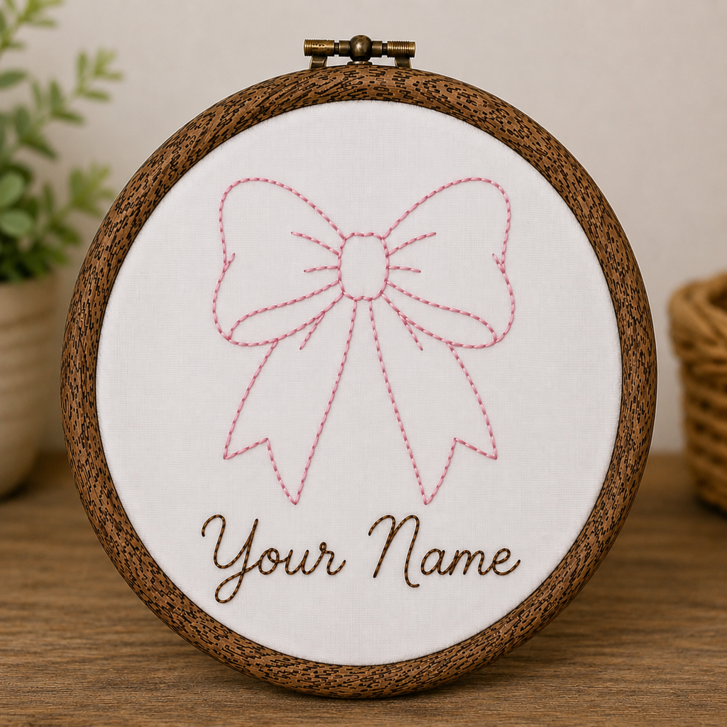 Baby keepsake hoop