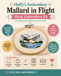 Mallard Duck Hand Embroidery