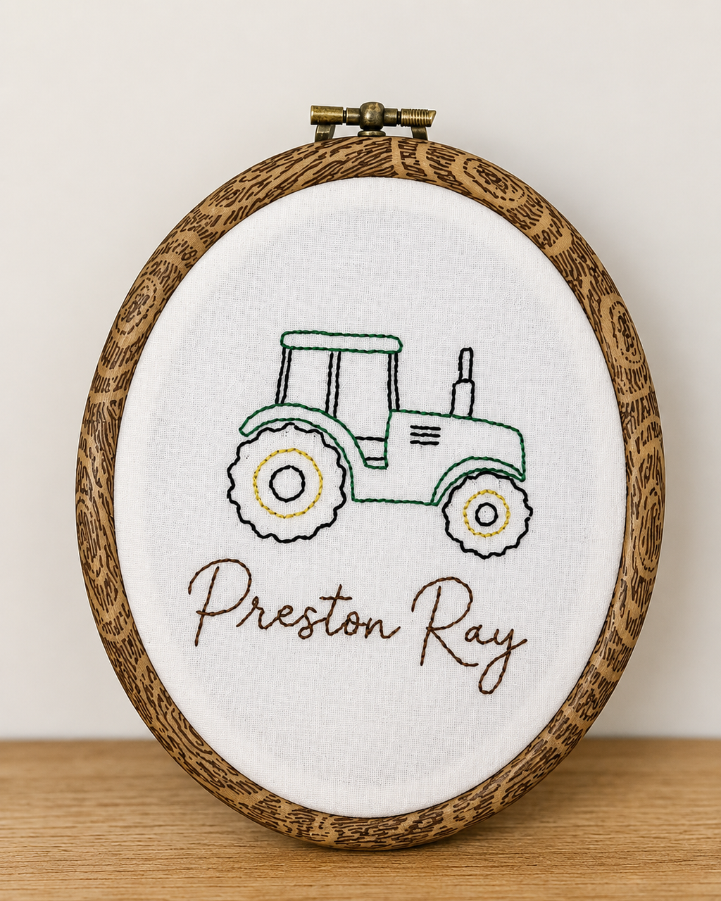 Baby keepsake hoop