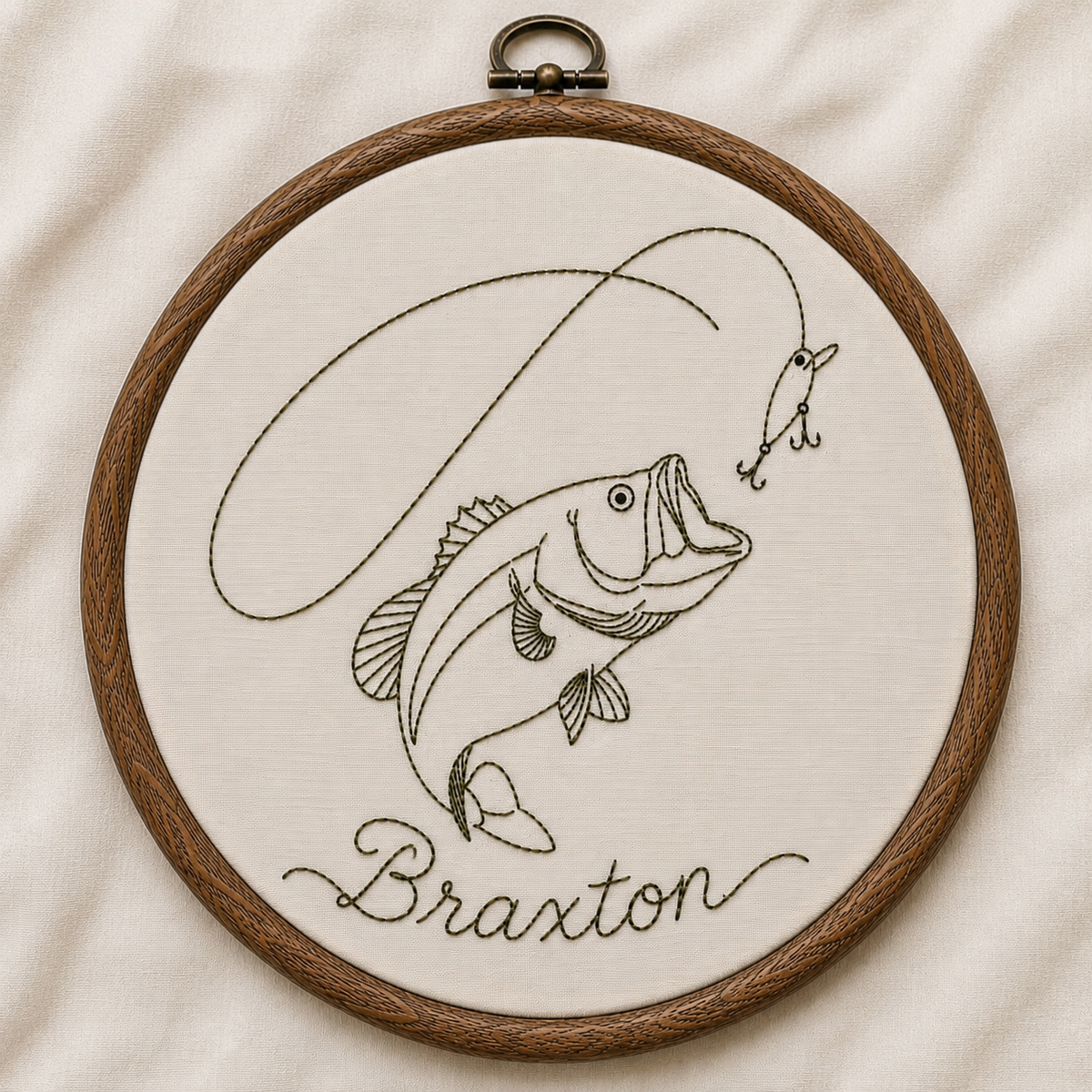 Personalized Keepsake Hoop