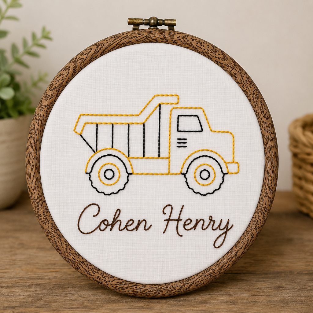 Baby keepsake hoop