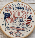 July 4th Hand Embroidery Pattern PDF