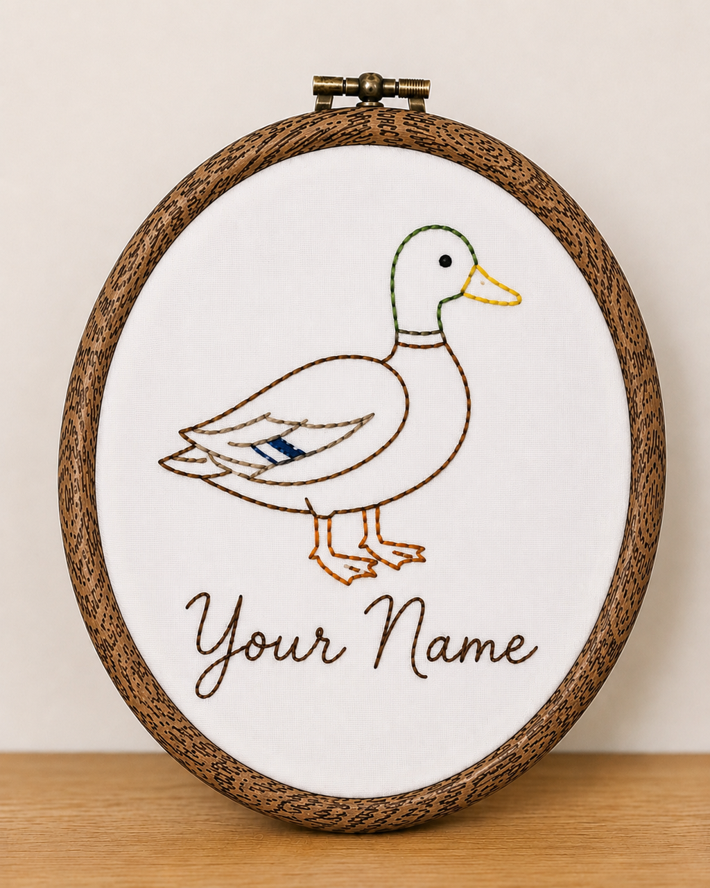 Baby keepsake hoop