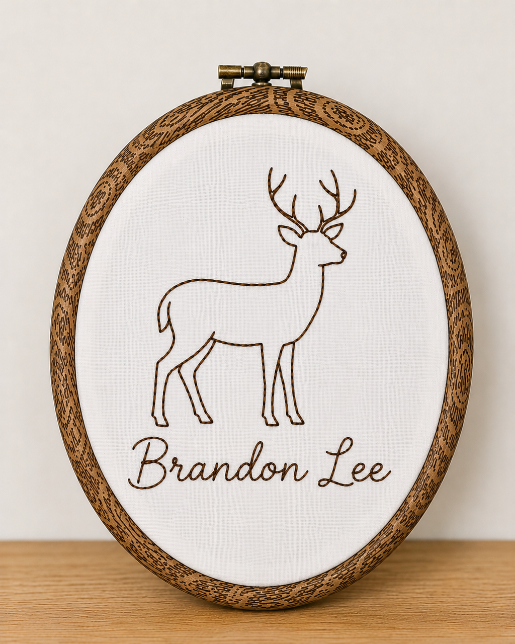 Baby keepsake hoop