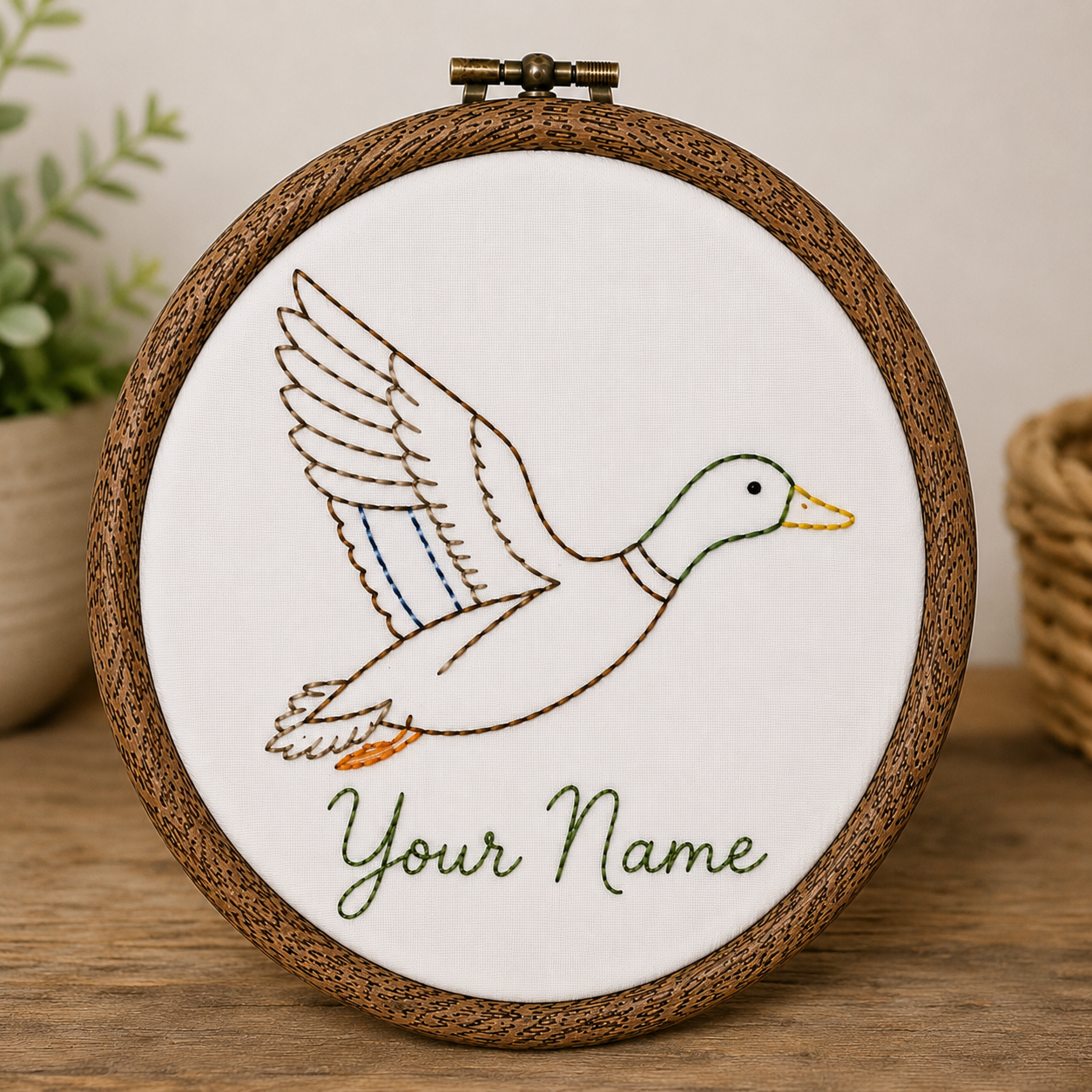 Baby keepsake hoop