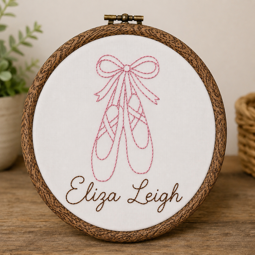 Baby keepsake hoop