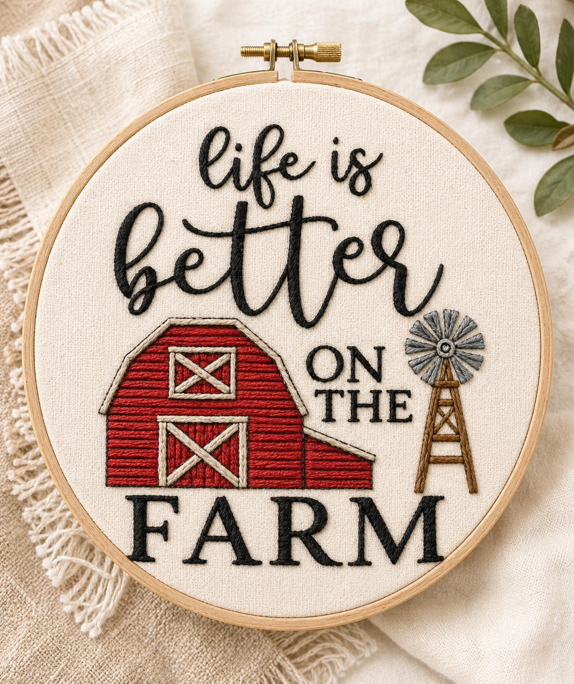 Farm Embroidery PDF