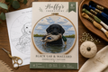 Black Lab Retriever & Mallard Hand Embroidery Pattern PDF