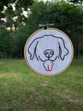Simple Pup 4” Hoop