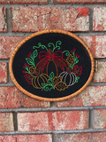 Vintage Pumpkin Patch Hand Embroidery Pattern | Beginner-Friendly PDF Download